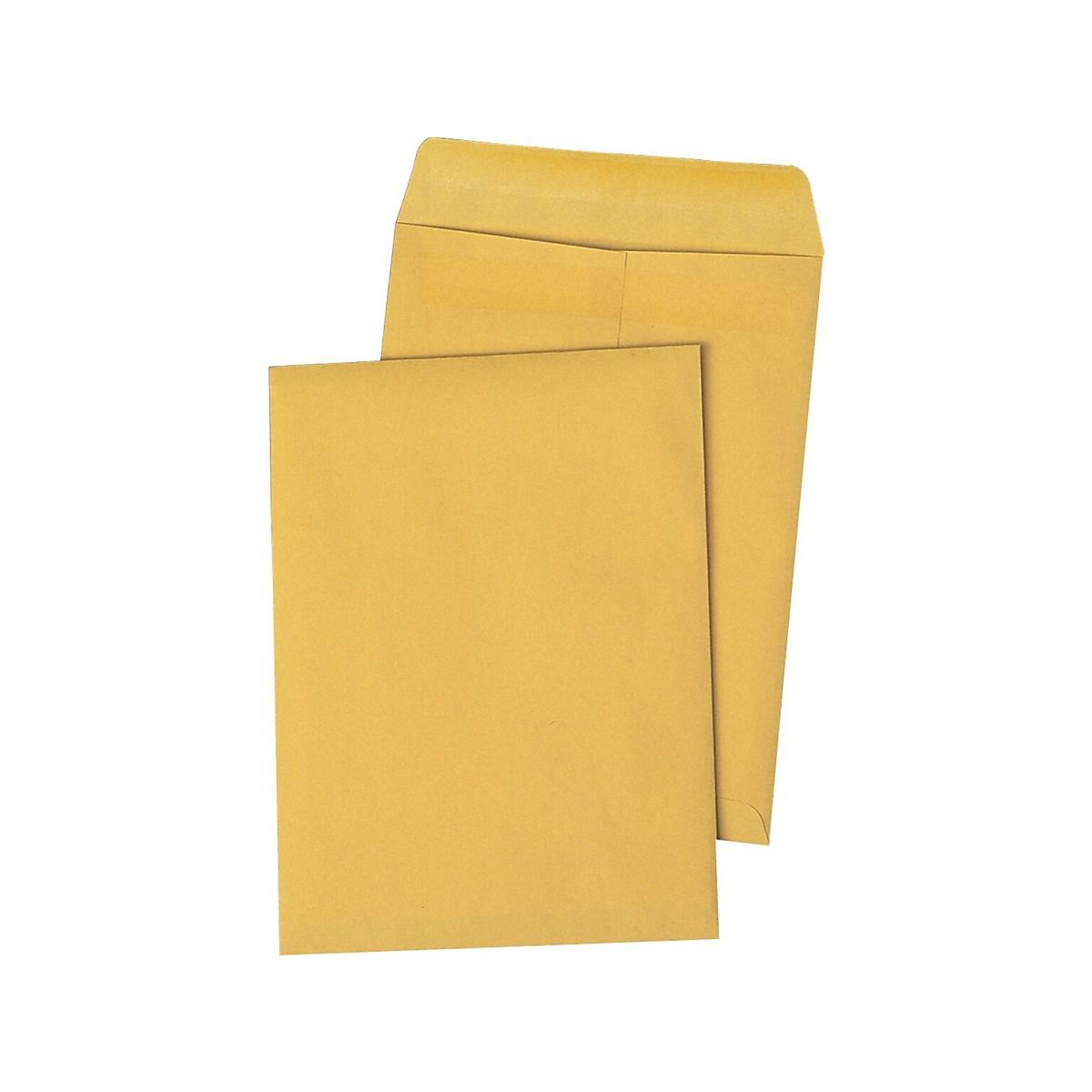 Quality Park Redi-Seal Catalog Envelopes, 9 x 12, Brown Kraft, 100/Box (QUA43567)