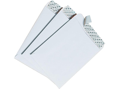 Quality Park Redi-Strip Catalog Envelopes, 6 x 9, White Wove, 100/Box (QUA44182)