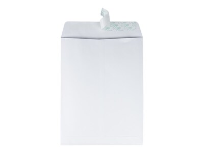 Quality Park Redi-Strip Catalog Envelopes, 9.5" x 12.5", White Wove, 100/Box (QUA44682)