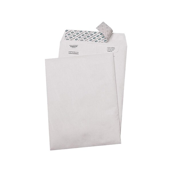 Quality Park R1790 Quality Open End Tyvek Envelopes, 12x15-1/2, White, 100/Box e