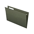 Pendaflex Recycled Hanging File Folders, 1/3-Cut Tab, Legal Size, Standard Green, 25/Box (PFX 81621)