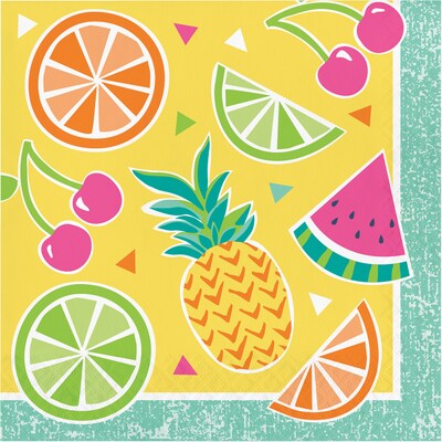 Creative Converting Summer Fruit Napkins, 48 Count (DTC335369NAP)