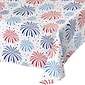 Creative Converting Patriotic Patterns Plastic Tablecloths, 3 Count (DTC327220TC)