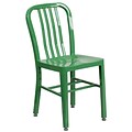 Green Metal Indoor-Outdoor Chair [CH-61200-18-GN-GG]