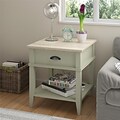 Altra Newport Accent Table with Drawer, Light Sage and Brown (3598318PCOM)