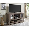 Altra Everett TV Stand  for TVs up to 70 with Glass Doors, Sonoma Oak (1785096COM)