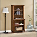 Altra Aaron Lane Bookcase with Sliding Glass Doors, Red (9448396P)
