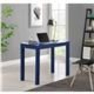 Ameriwood Home Parsons 39"W Computer Desk with Drawer, Blue (9859496COM)