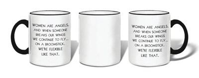 Retrospect Group Broomstick Ceramic 11 Ounce Mug (MUG205)