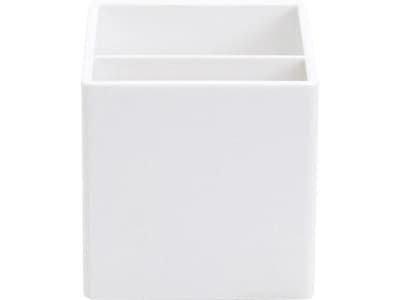 Poppin Plastic Pen Cup, White (100259)