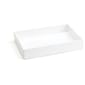 Poppin Plastic Accessory Tray, White (100232)