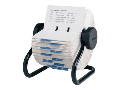 Rolodex Rotary Cards, White, 100/Pack (67558)