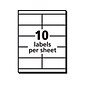 Avery Copier Shipping Labels, 2" x 4 1/4", White, 1000 Labels/Pack (5352)