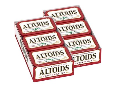 Altoids Peppermint Mints, 21.12 oz., 12/Pack (209-00483)