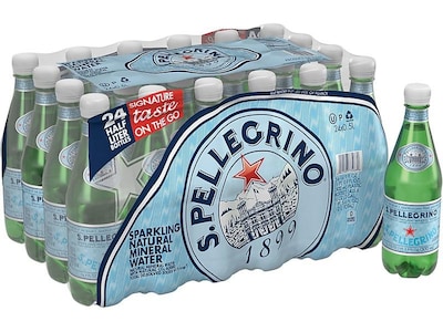 San Pellegrino® Natural Mineral Sparkling Water, 16.9 Oz., 24/Carton (12161701)