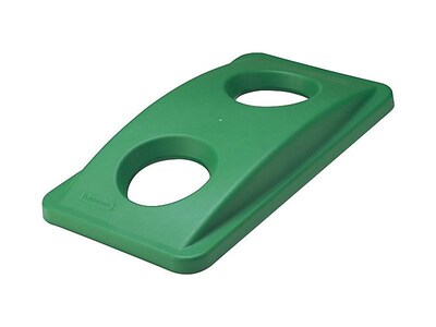 Rubbermaid Slim Jim Indoor Lid, Green Resin (FG269288GRN)