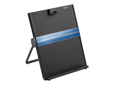 Fellowes Metal Document Stand with Clip & Guide Bar, Black (11053)