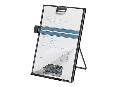 Fellowes Metal Document Stand with Clip & Guide Bar, Black (11053)