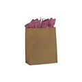 Bags & Bows 15.5H x 13W x 6D Shopping Bags, Kraft, 250/Carton (14-130615-8)