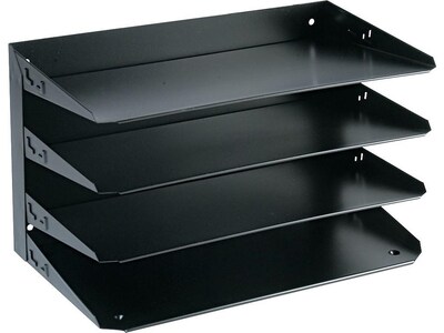 Steelmaster Side Loading Letter Tray, Legal, Black (2644HLBK)