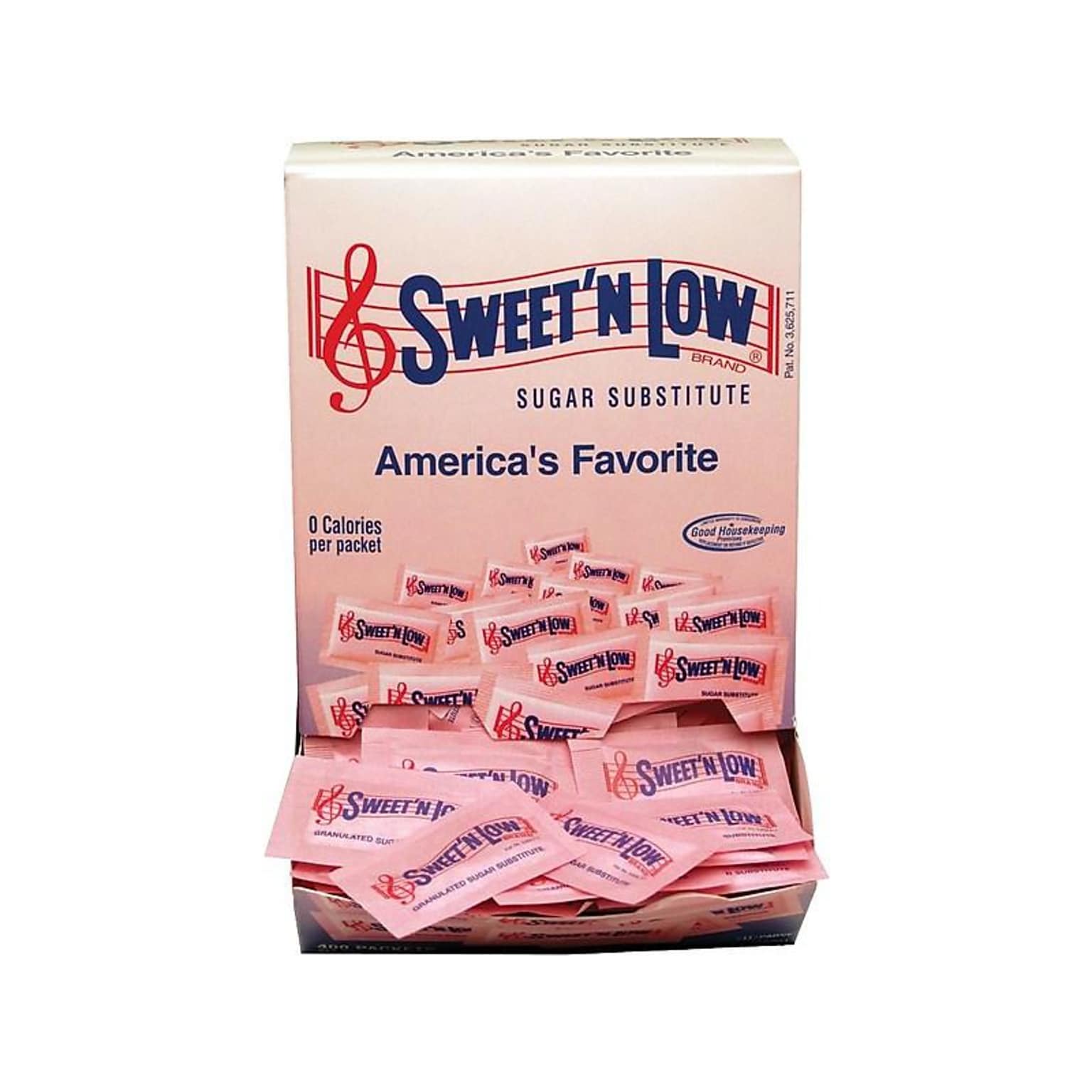 Sweet N Low Artificial Sweeteners, 1600/Carton (50150CT)