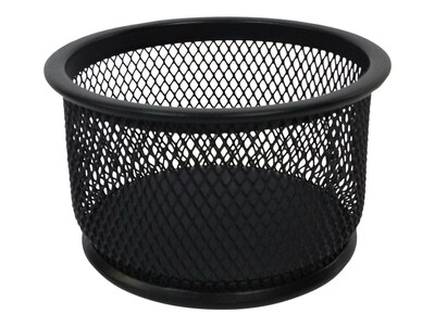 Buddy Products Wire Mesh Accessories Holder, Black (ZD022-4)