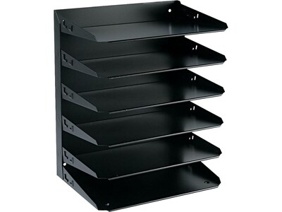 Steelmaster Side Loading Letter Tray, Black (2646HBK)
