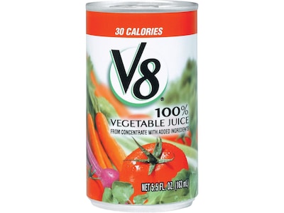 V8 Original Vegetable Juice, 5.5 oz., 48/Carton (CAM0882)