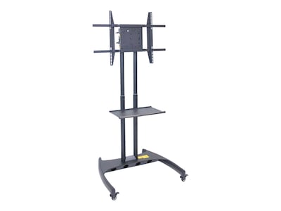 Luxor FP Series Steel Pedestal TV Stand, Screens up to 60, Black (FP3500)