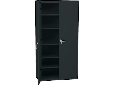 HON Brigade 72 Steel Storage Cabinet with 5 Shelves, Black (HONSC1872P)