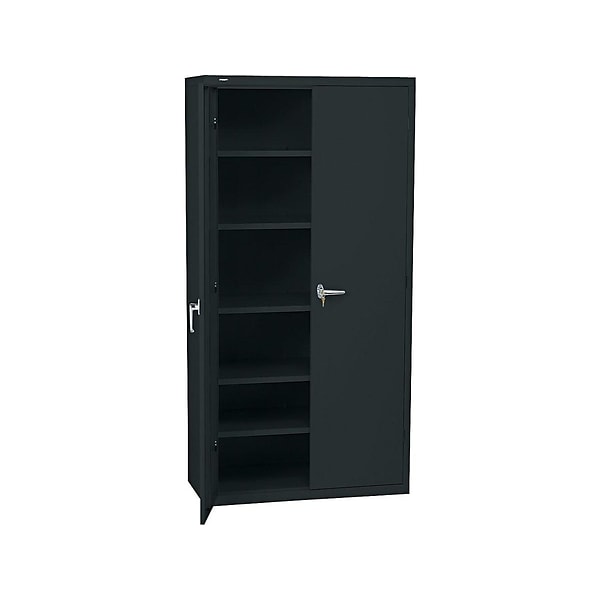 HON Brigade 72 Steel Storage Cabinet with 5 Shelves, Black (HONSC1872P)