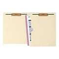 Medical Arts Press Paperboard Classification Folders, Letter Size, Manila, 250/Box (50661B)