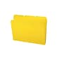 Smead Poly File Folders, 1/3-Cut Tab, Letter Size, Yellow, 24/Box (10504)