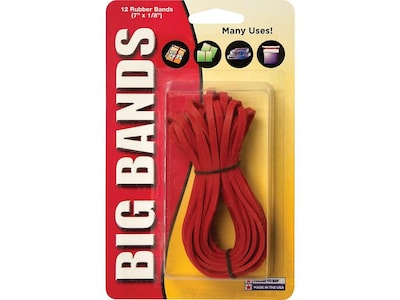 Big Bands Multi-Purpose Rubber Bands, #117B, 12/Pack (00700)