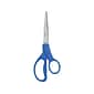 Westcott All Purpose Preferred 8" Stainless Steel Scissors, Pointed Tip, Blue (41218)