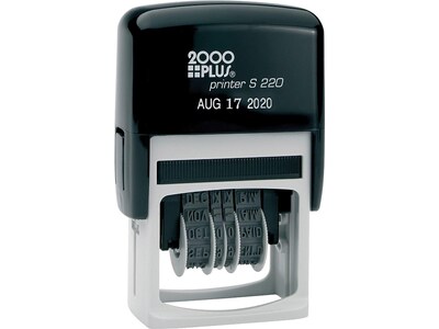 2000 Plus S-220 Dater, Date, Black Ink (010129)
