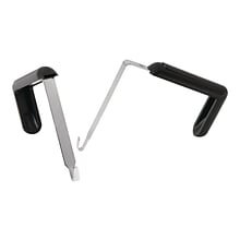 Quartet Cubicle Hangers, Black Pair (7502)