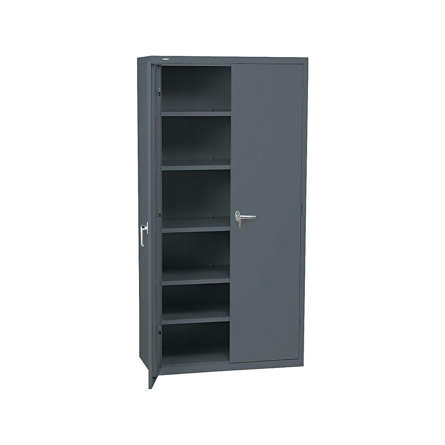 HON Brigade 72 Steel Storage Cabinet with 5 Shelves, Charcoal (HONSC1872S)