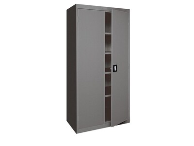 Sandusky Lee Elite Series 72 Steel Storage Cabinet with 4 Shelves, Charcoal (EA4R361872-02)