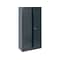 Tennsco Standard 72H Steel Storage Cabinet with 4 Shelves, Black (7218-BLK)