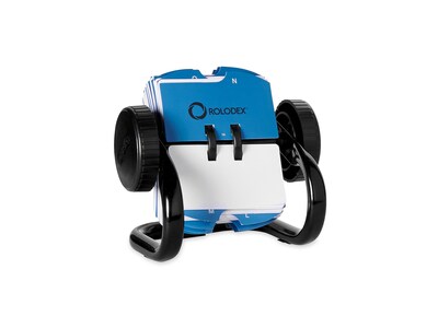 Rolodex Mini Rotary File, Black, 250 Card Capacity (66700)