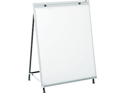 Tripod Double Sides Flipchart Whiteboard with Retractable Arms Easel Stand  - Whiteboard, Flip Chart