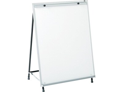 Quartet Total Erase Flip Chart Easel, 70", Black Steel (81E)