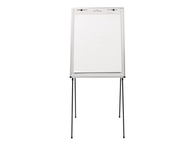 Quartet Total Erase Flip Chart Easel, 70", Black Steel (81E)