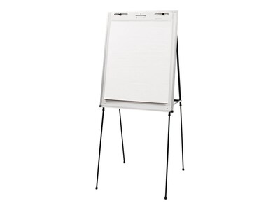 Quartet Total Erase Flip Chart Easel, 70", Black Steel (81E)