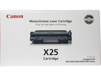 Canon X25 Black Standard Yield Toner Cartridge, Prints Up to 2,500 Pages (CNM8489A001)