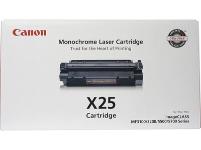 Canon X25 Black Standard Yield Toner Cartridge, Prints Up to 2,500 Pages (CNM8489A001)