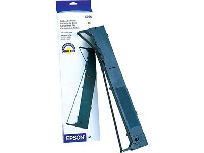 Epson Black Dot-Matrix Printer Ribbon (8766)