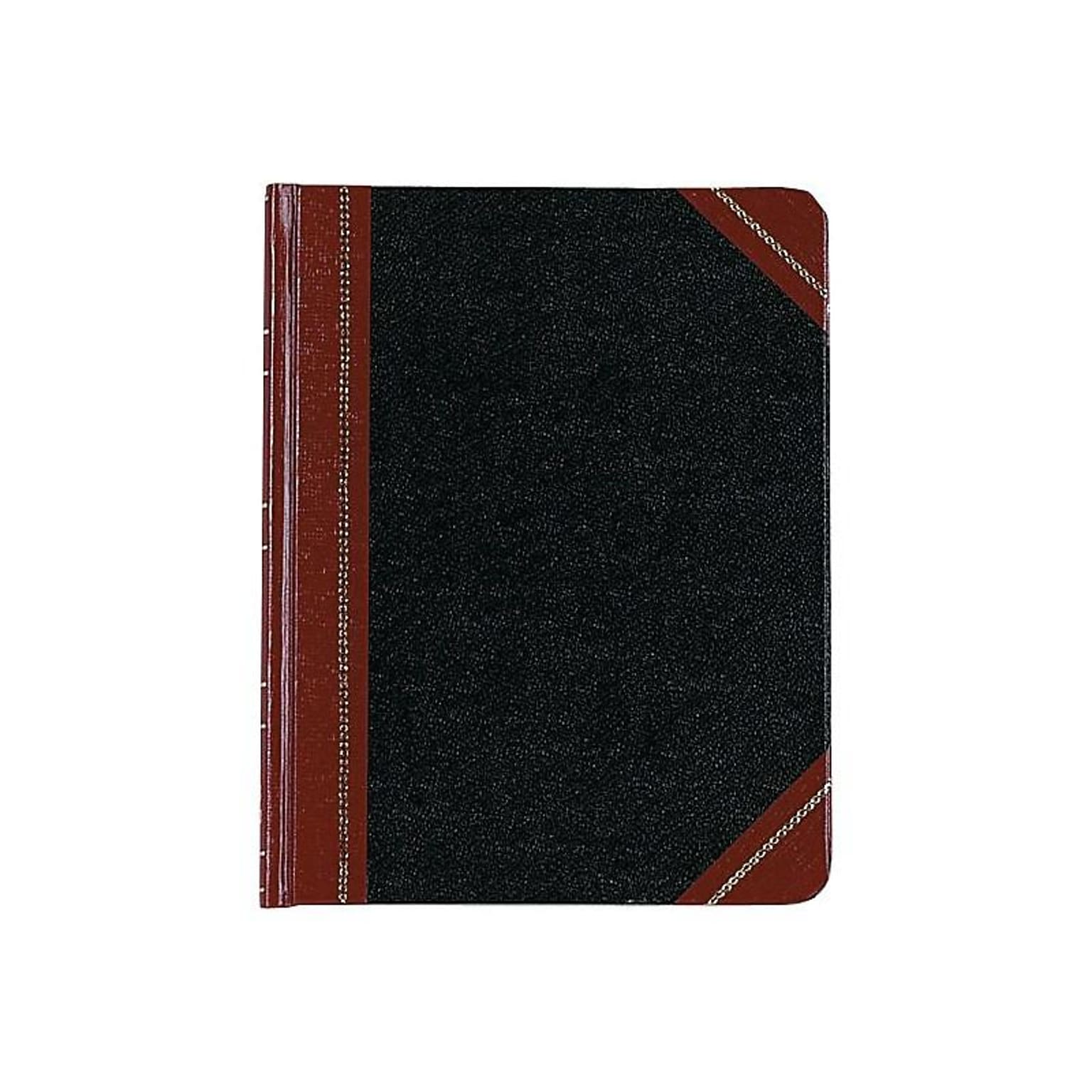 Boorum & Pease 38 Series Record Book, 7.63 x 9.63, Black/Red, 150 Sheets/Book (38-300-R)