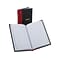 Boorum & Pease Gold Line Series Record Book, 5 x 7.5, Black/Red, 72 Sheets/Book (96304EE)